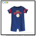 BKD short sleeve dark blue baby playsuit